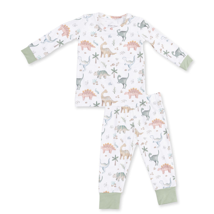 Angel Dear Sweet Baby Dinos Long Sleeve Loungewear Set