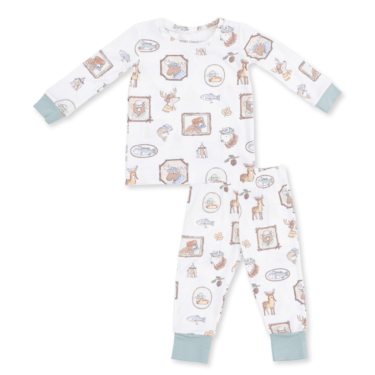 Angel Dear Woodson's Family Cabin Long Sleeve Loungewear Set