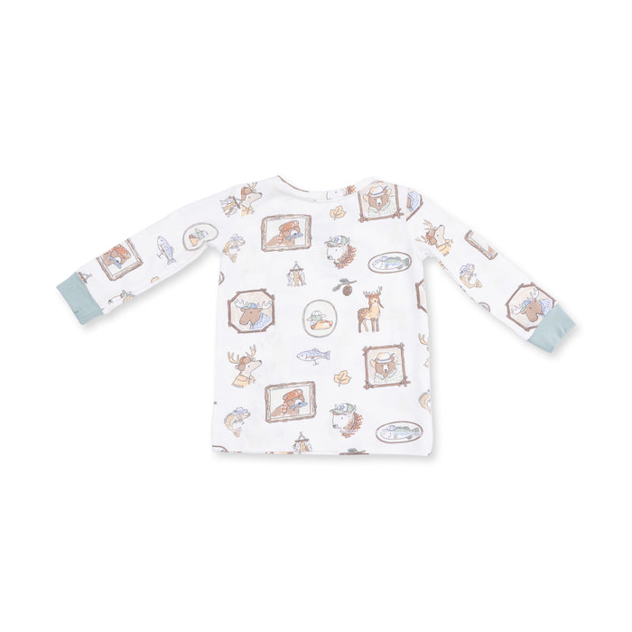 Angel Dear Woodson's Family Cabin Long Sleeve Loungewear Set
