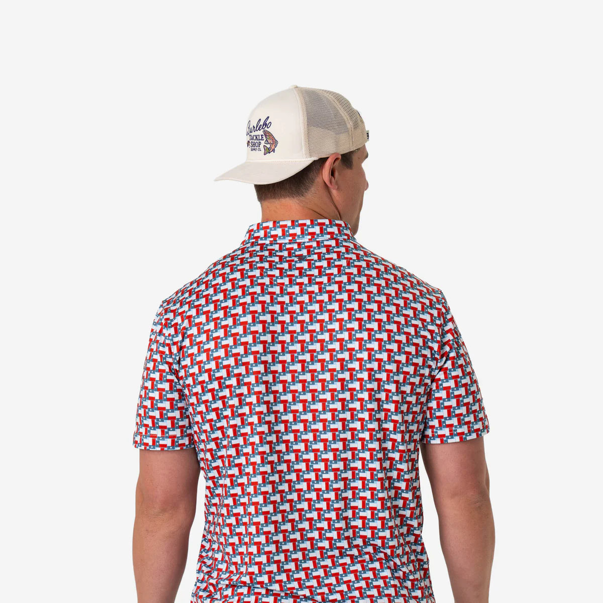 Burlebo Performance Polo - Texas Flag