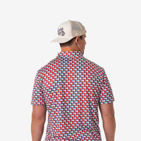Burlebo Performance Polo - Texas Flag