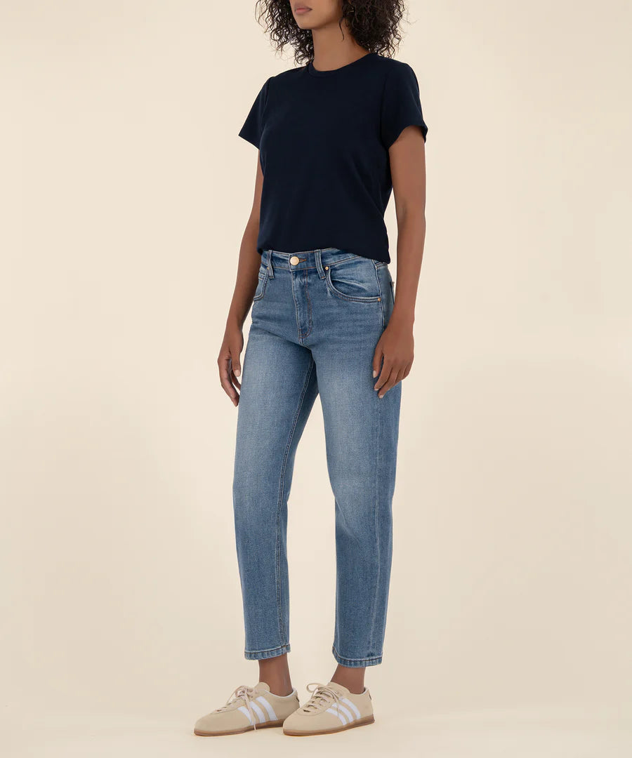 Kut From The Kloth Kit High Rise Baggy Ankle Straight Leg