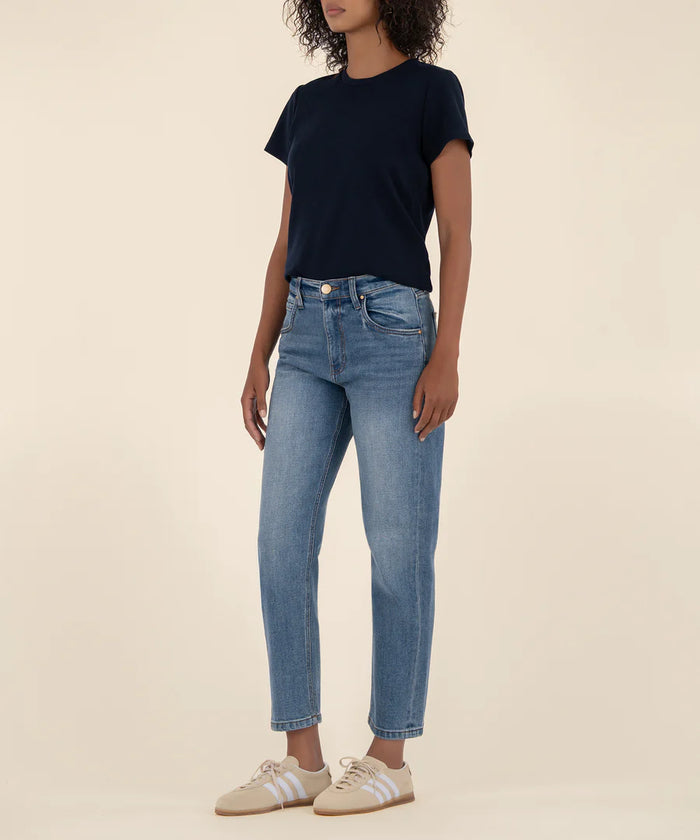 Kut From The Kloth Kit High Rise Baggy Ankle Straight Leg