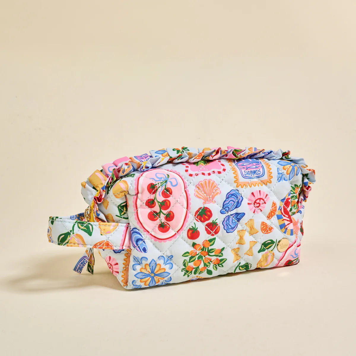 Ciao Bella Quilted Cosmetic Pouch