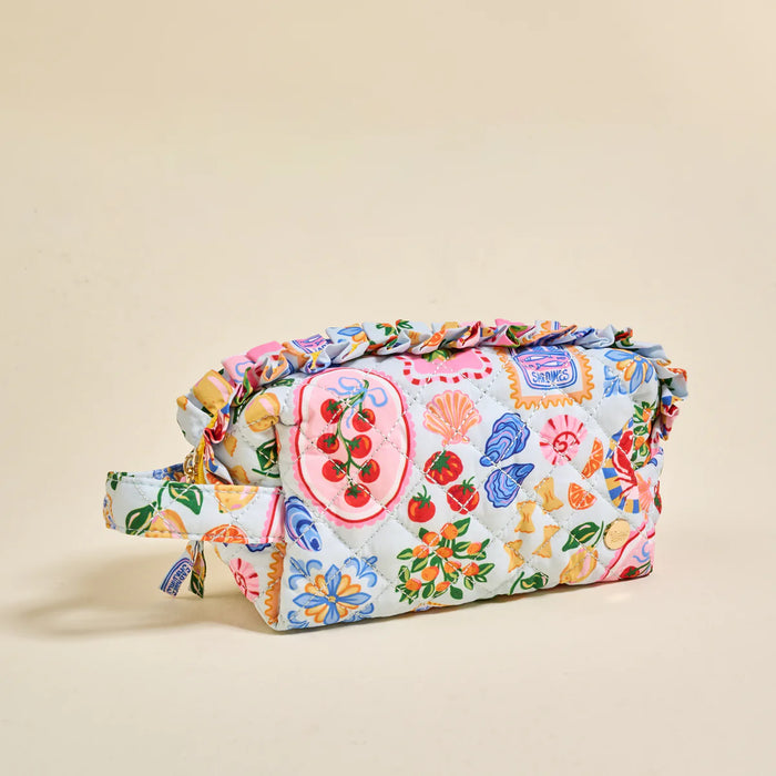 Ciao Bella Quilted Cosmetic Pouch