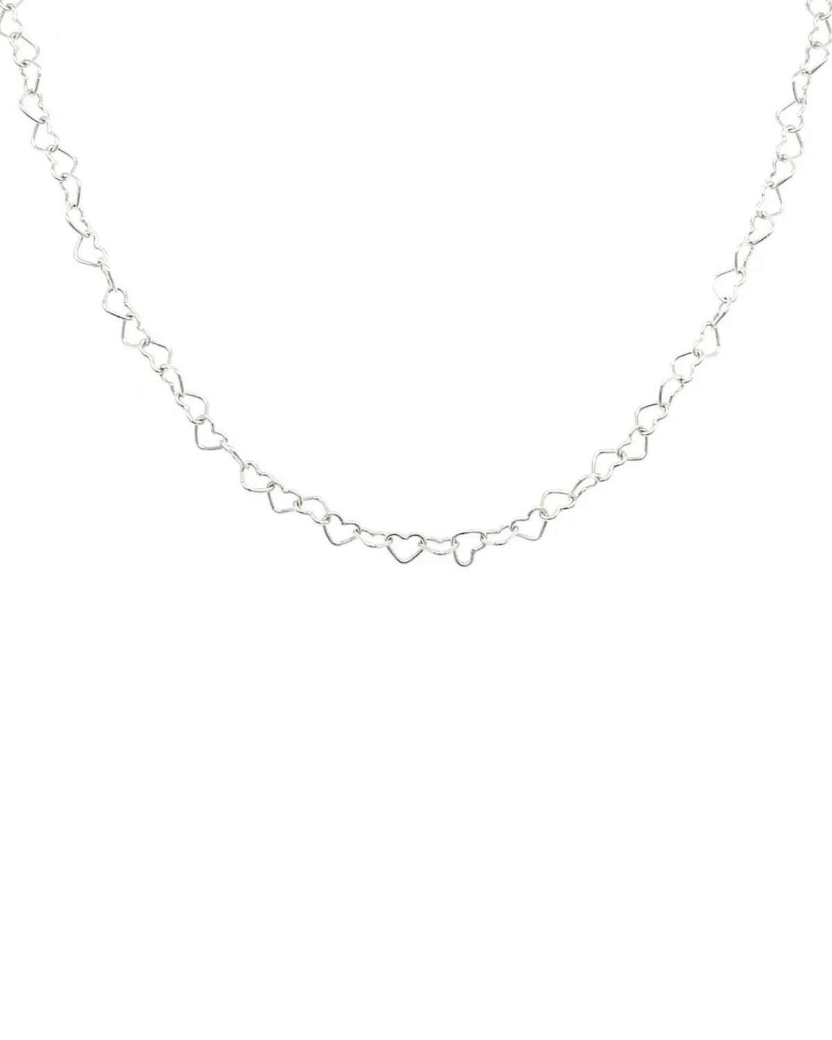 Natalie Wood Heart Layering Necklace- Silver