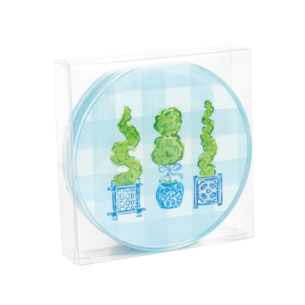 Three Topiary Coaster