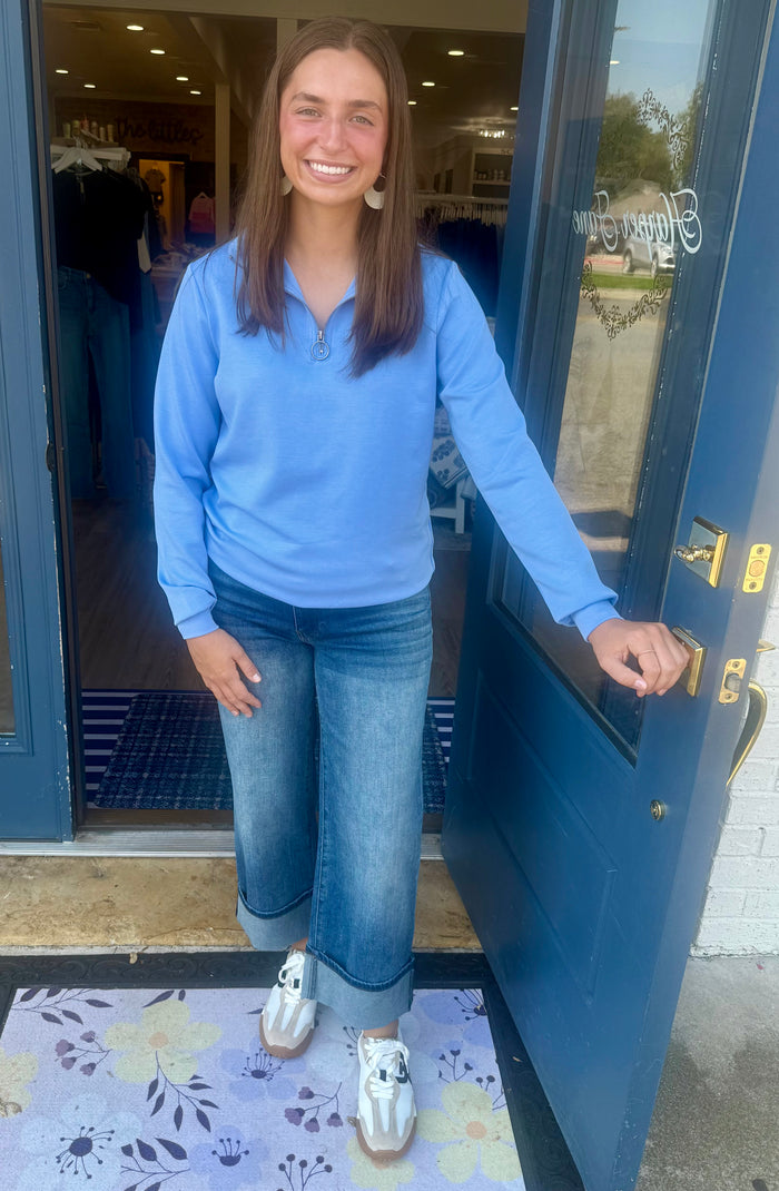 Reeves Quarter Zip Top