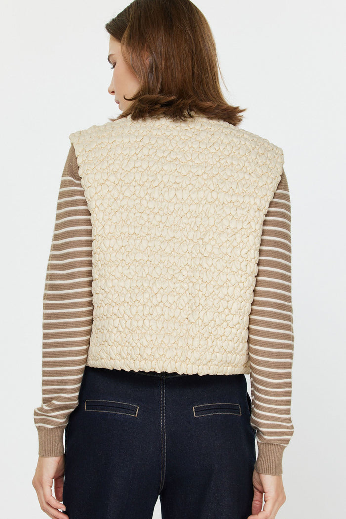 Nancy Ivory Vest