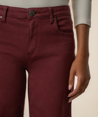 Kut From the Kloth Charlotte High Rise Wide Leg in Claret
