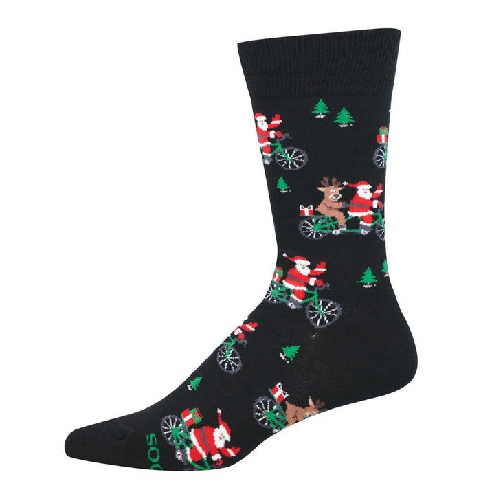 Socksmith Cycling Santa Men’s Socks