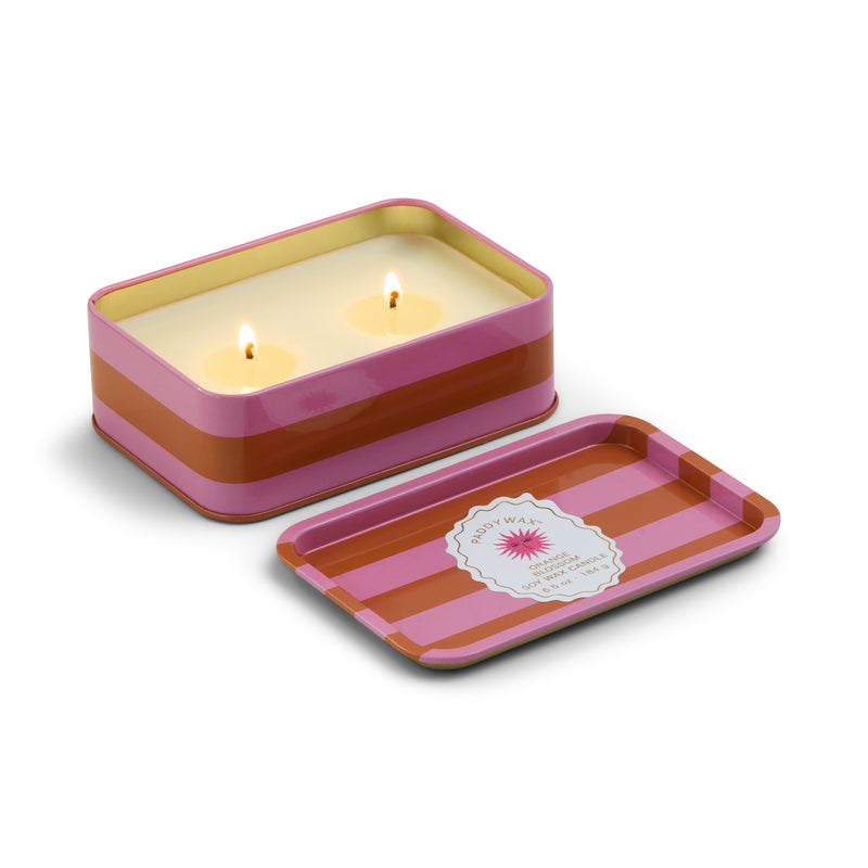 Paddywax A Dopo “Sun” Tin Candle - Orange Blossom