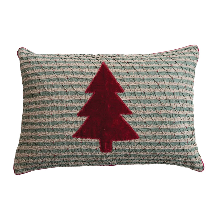 Smocked Tree Pillow
