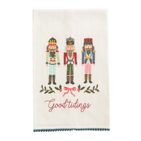 Christmas Pom Trim Towels