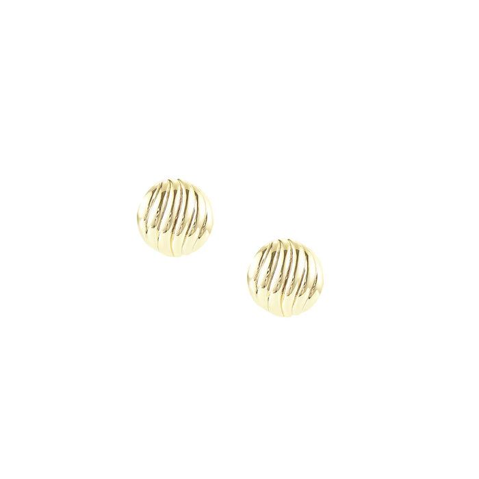 Natalie Wood Eclipse Ball Stud Earring in Gold