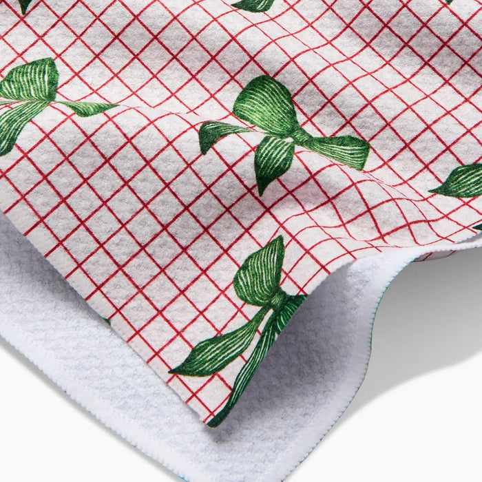 Geometry Ribbon and Cheer Tea Towels