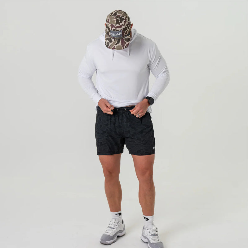 Burlebo Black Camo Short with Black Liner