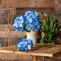 Real Touch Hydrangea 14” Blue