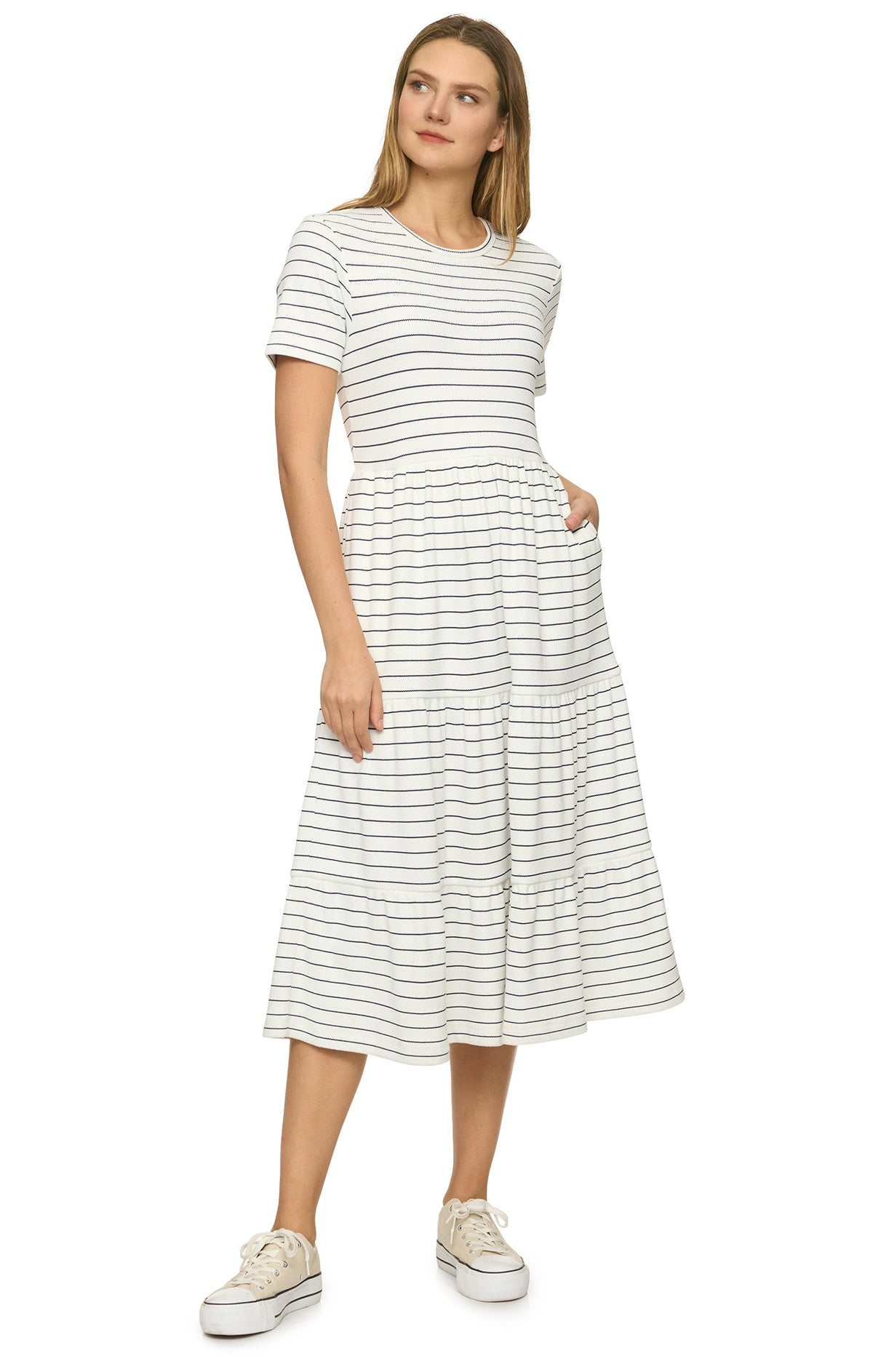 Ashby Tiered Midi Dress