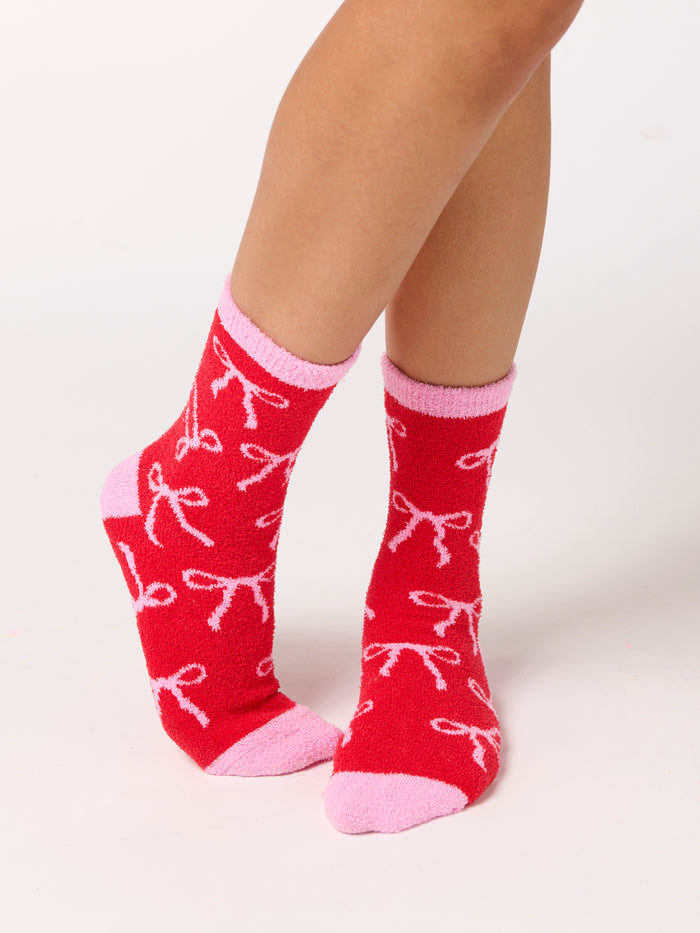 Red Bow Socks
