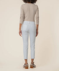 Kut From the Kloth Amy Mid Rise Crop Straight Leg - Optic White