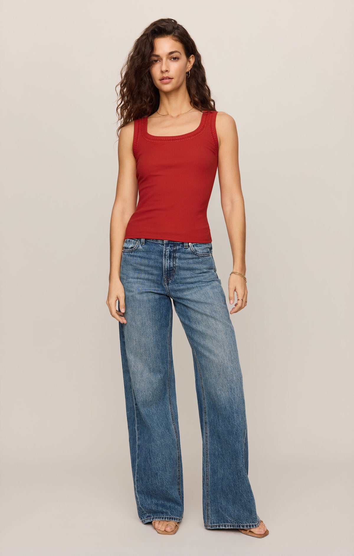 Larkin Embroidered Tank