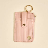 Ripple Ridge Keychain Wallet