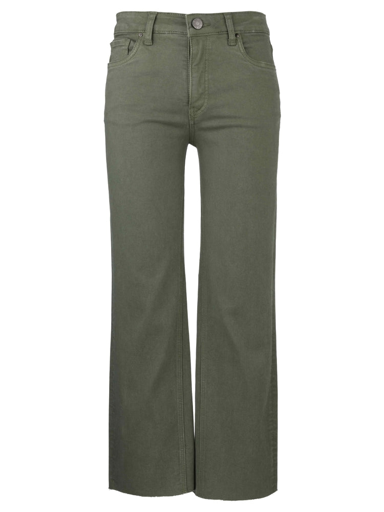 Kut from the Kloth Olive ‘Kelsey’ High Rise Flare Leg
