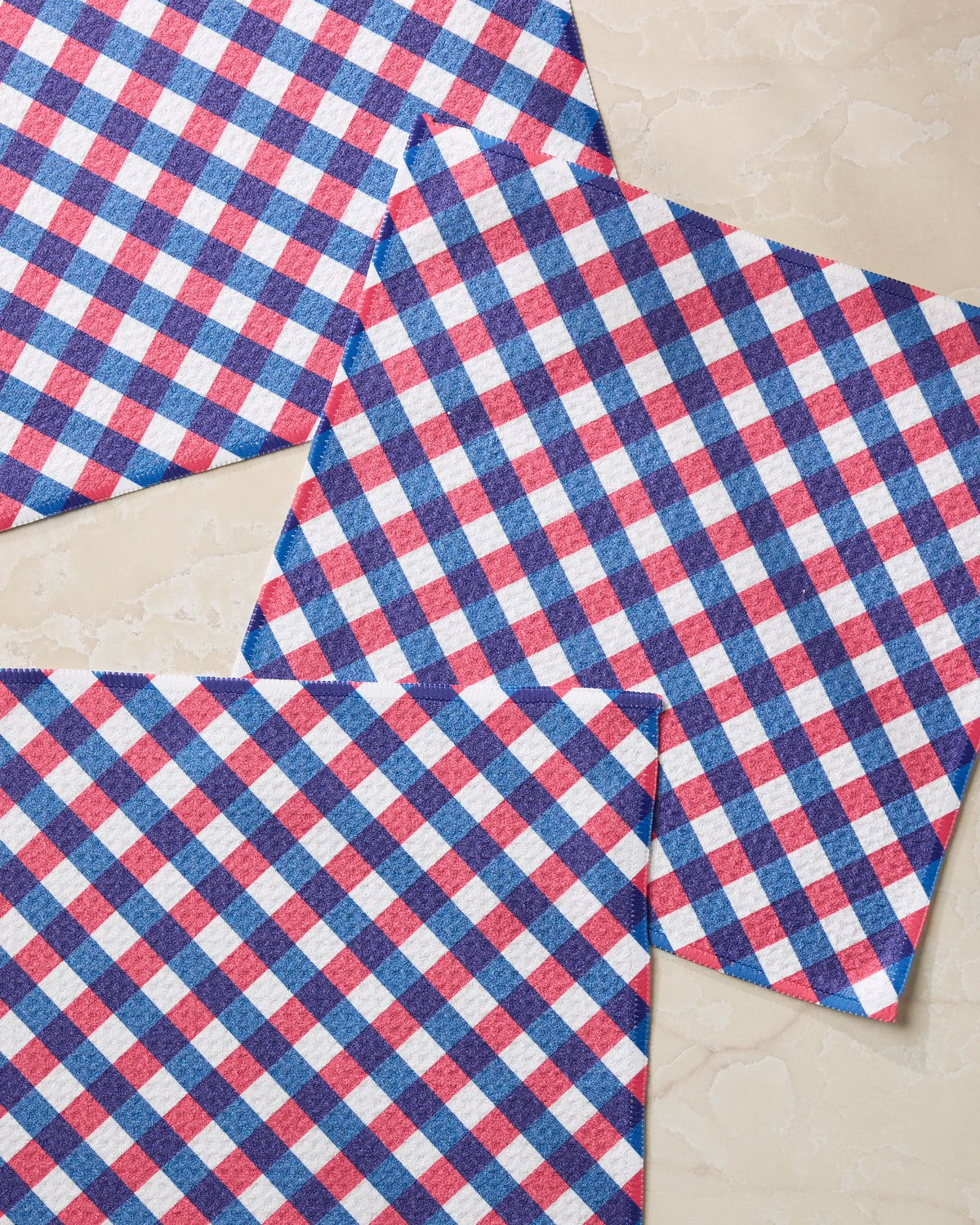 Geometry Heritage Check Dishcloth Set