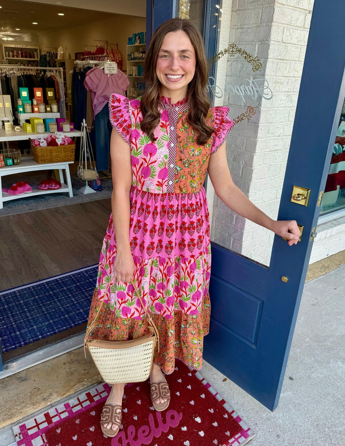 THML Katie Midi Dress