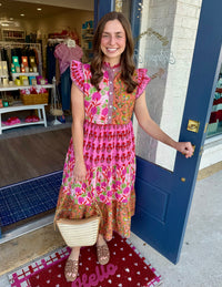 THML Katie Midi Dress