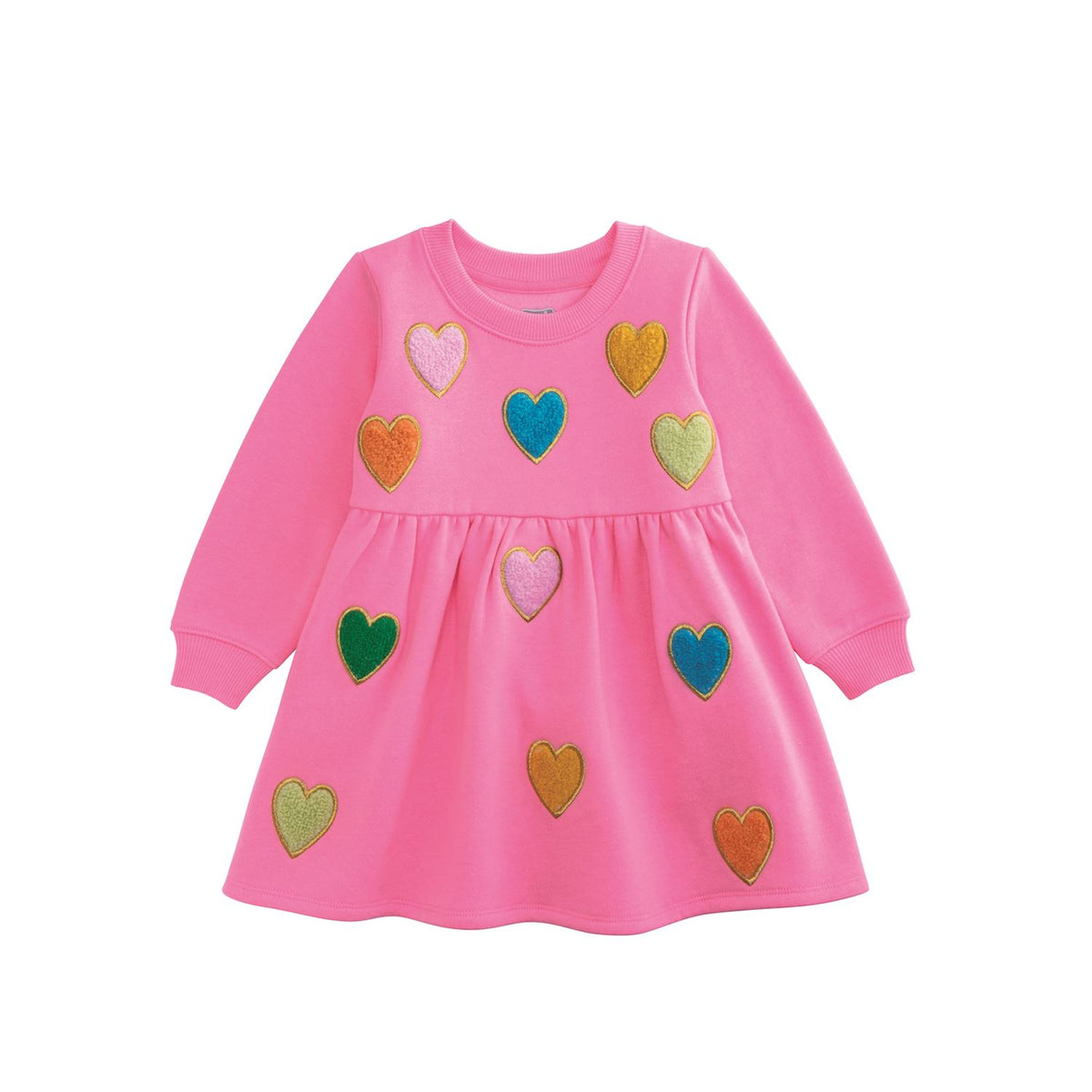 Heart Sweatshirt Dress