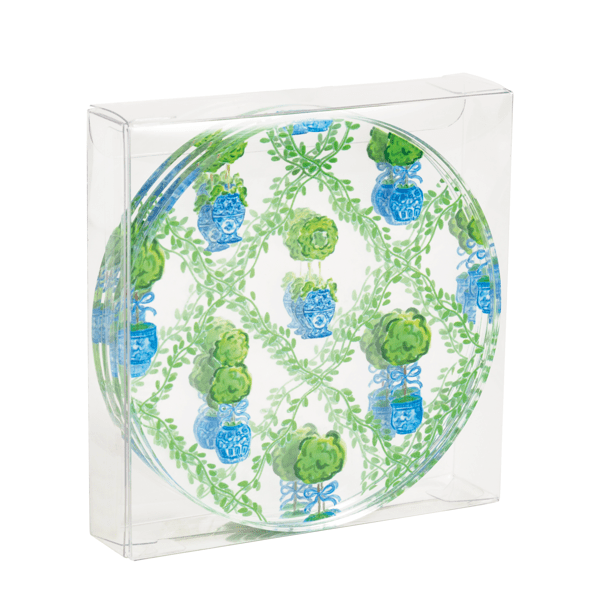 Topiary Pattern Coaster
