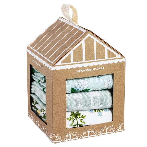 Blue Greenhouse Towel Set