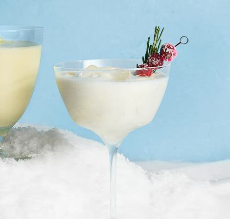 Frozen Cranberry Mistletoe Margarita