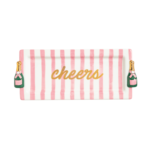 Cheers Champange Serving Tray