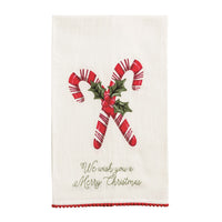 Christmas Pom Trim Towels
