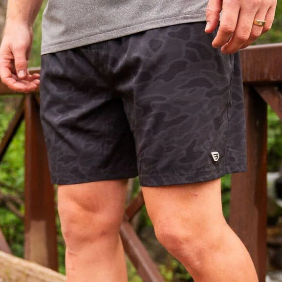 Burlebo Black Camo Short with Black Liner