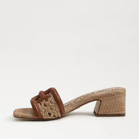 Sam Edelman Waylon Weave Slide Sandal, Cognac