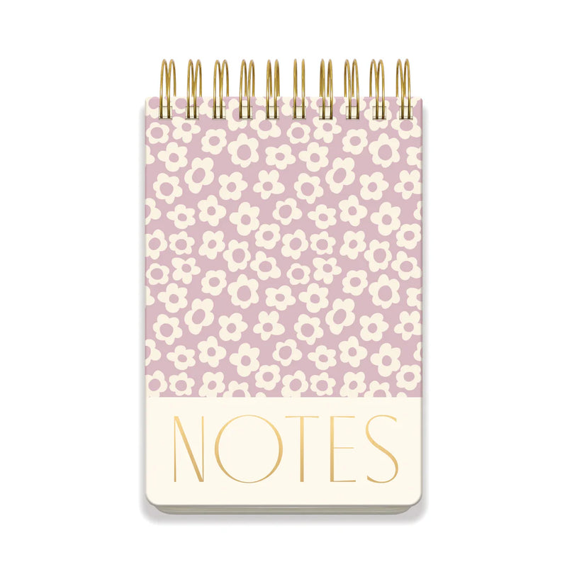 Lilac Groovy Floral Chunky Notepad