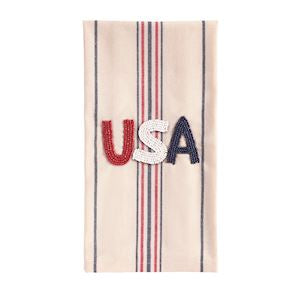 USA Beaded Americana Towel