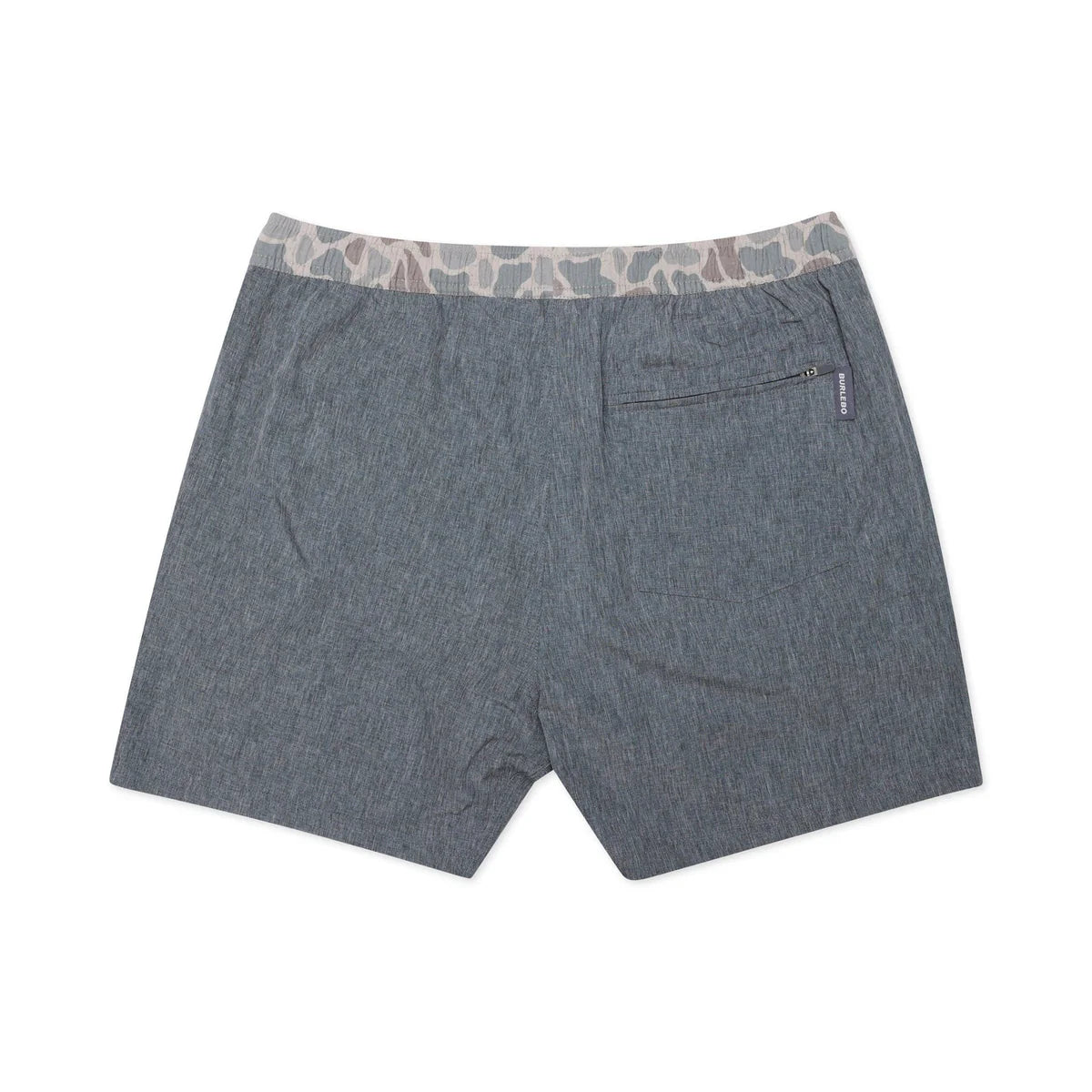 Burlebo Athletic Shorts In Grizzly Gray W/ Deer Camo Liner