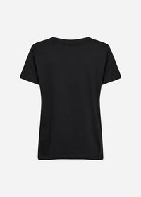 Jocelyn Black V Neck Tee