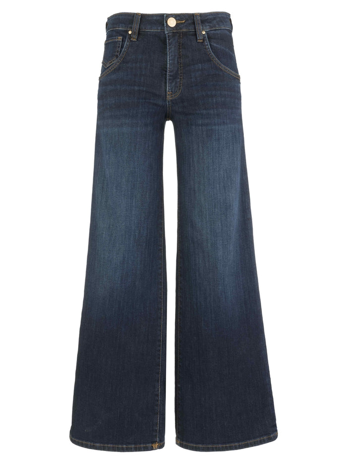 Kut From The Kloth Maya High Rise Fab Ab Wide Leg Regular Hem