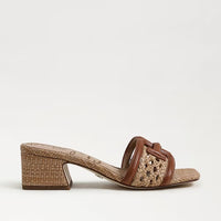 Sam Edelman Waylon Weave Slide Sandal, Cognac