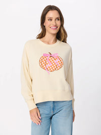 Gingham Pumpkin Sweatshirt