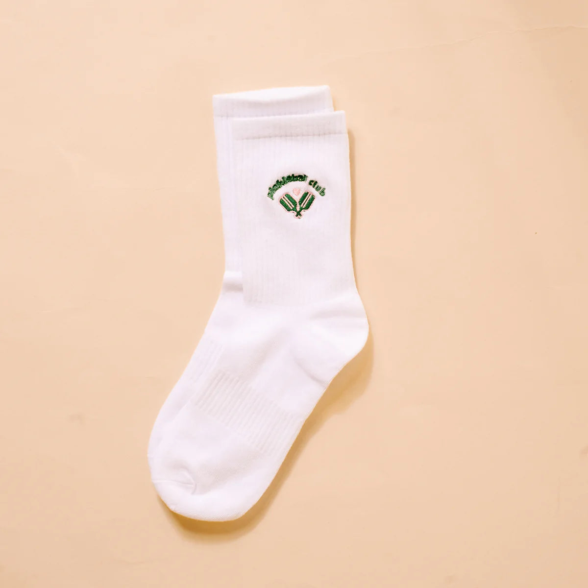 Embroidered Crew Socks