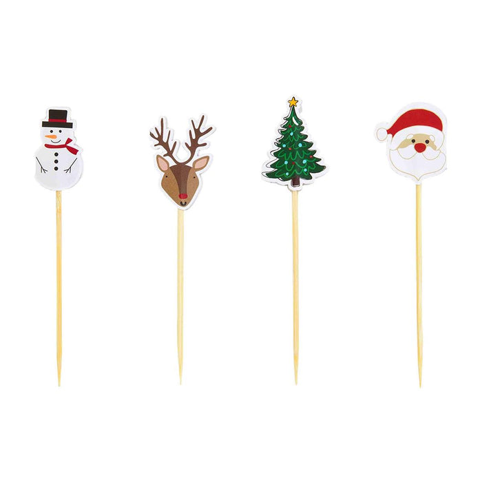 Christmas Toothpick Jar Sets in 4 Styles