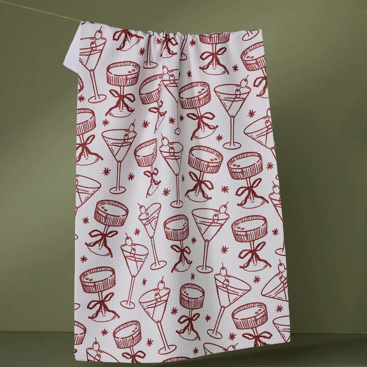 Geometry Soirée Tea Towel