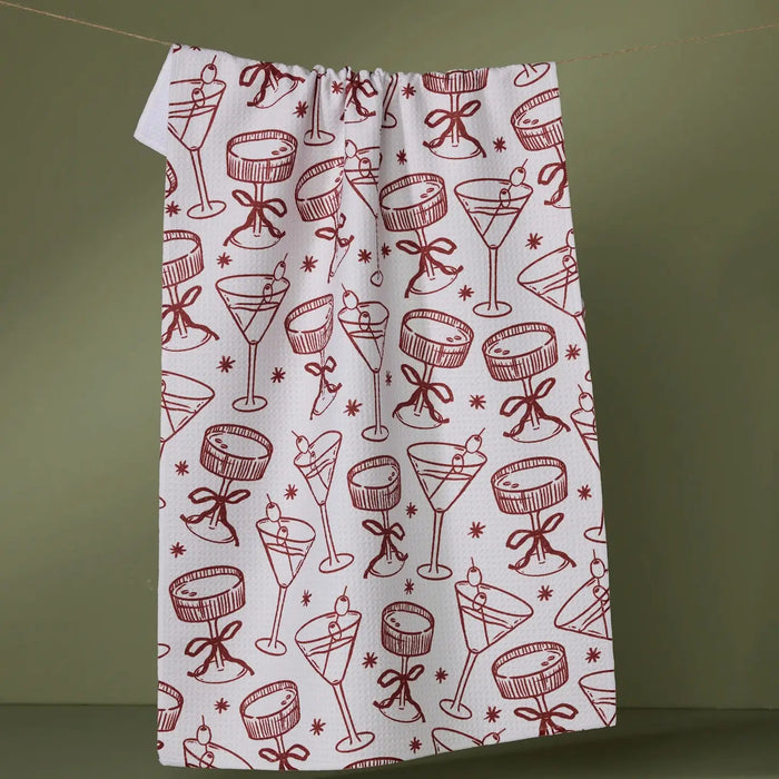 Geometry Soirée Tea Towel